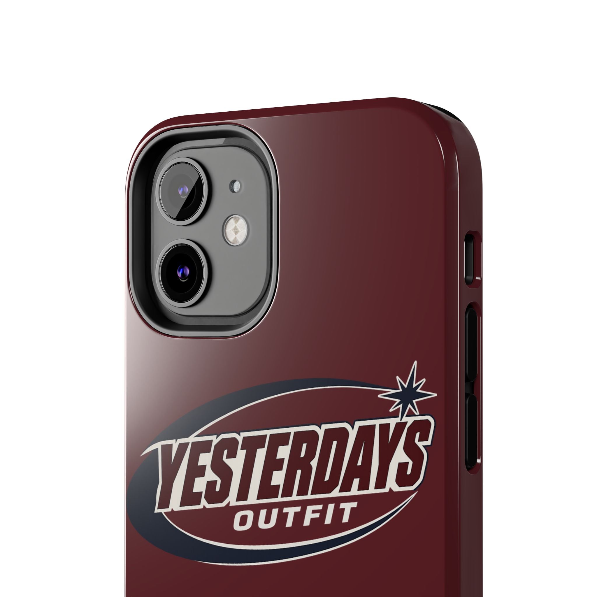 Yesterdays Outfit logo Tough Phone Case | Retro Badge iPhone Android