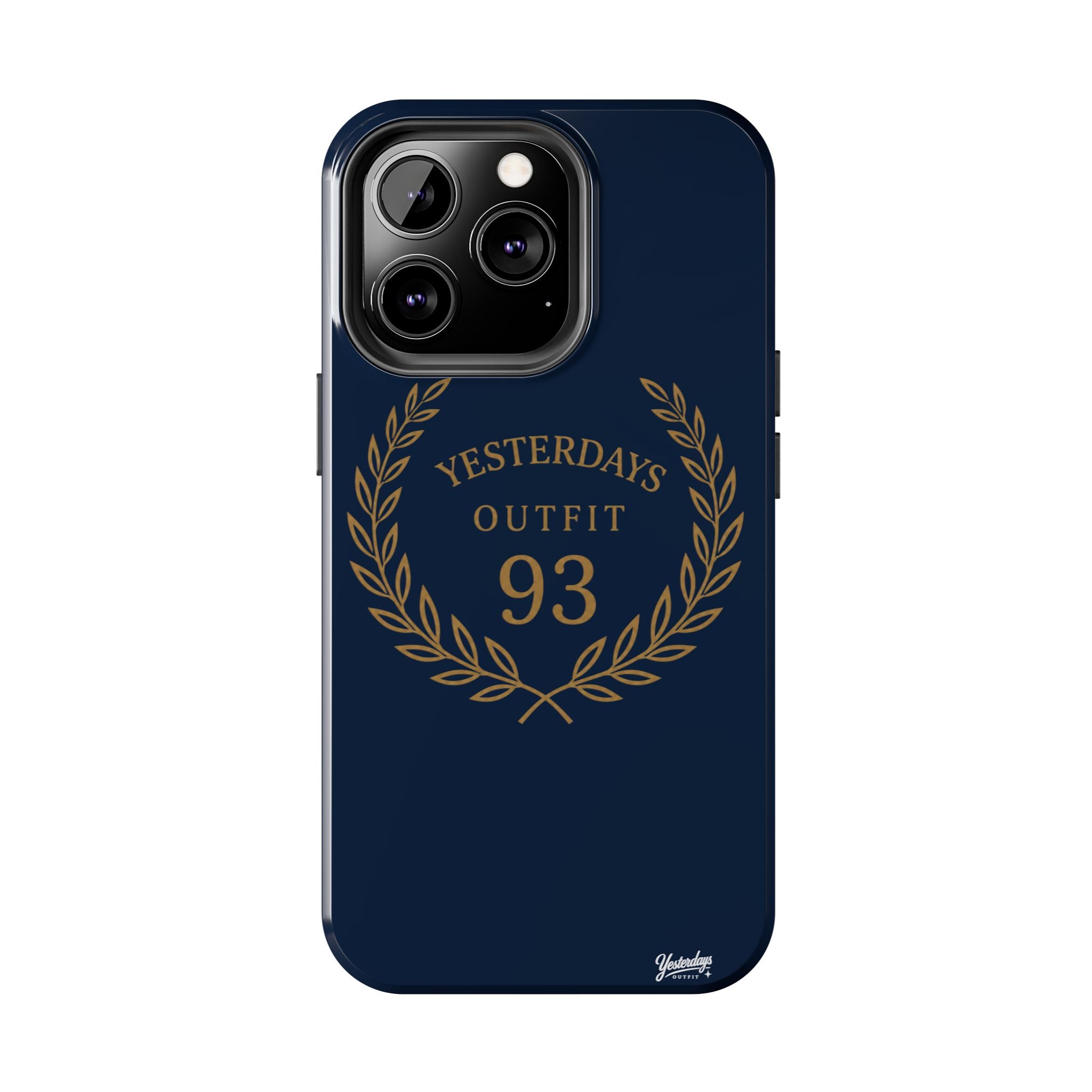 Yesterdays Outfit 93 Phone Case | Laurel Wreath Navy Protective Case