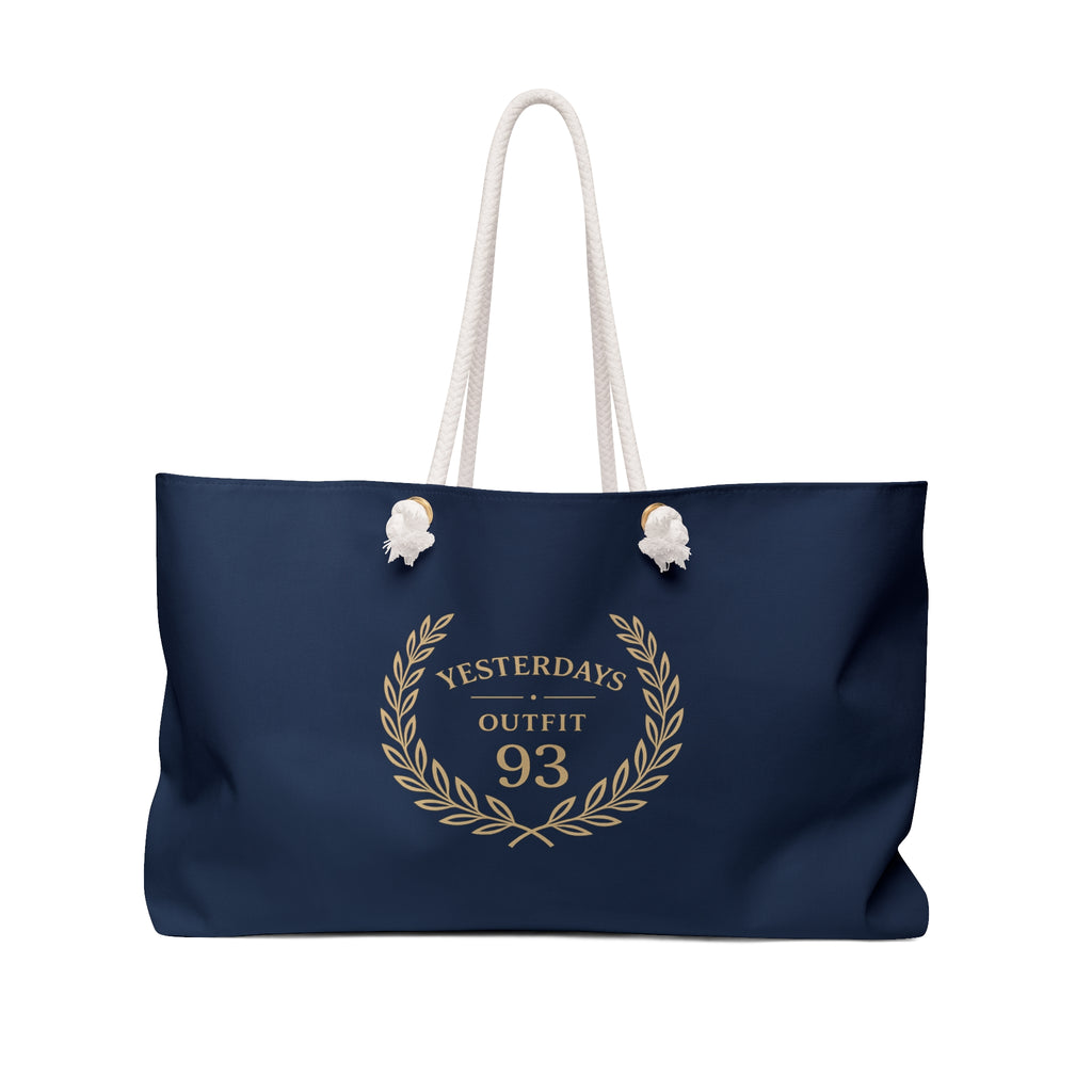 Yesterdays Outfit 93 Weekender Bag | Navy Laurel Tote