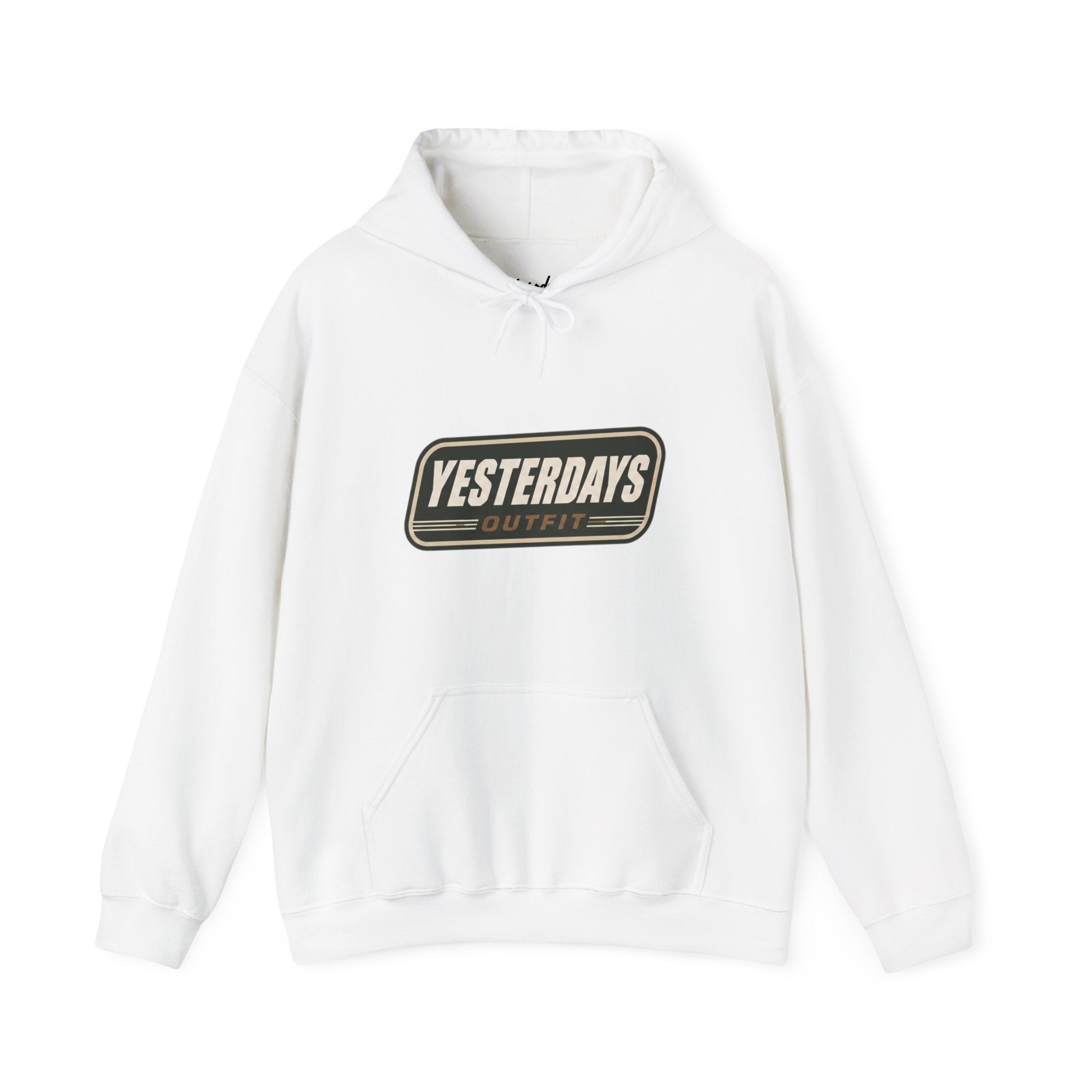Yesterdays Outfit logo Hoodie | Vintage Patch Graphic Sweatshirt