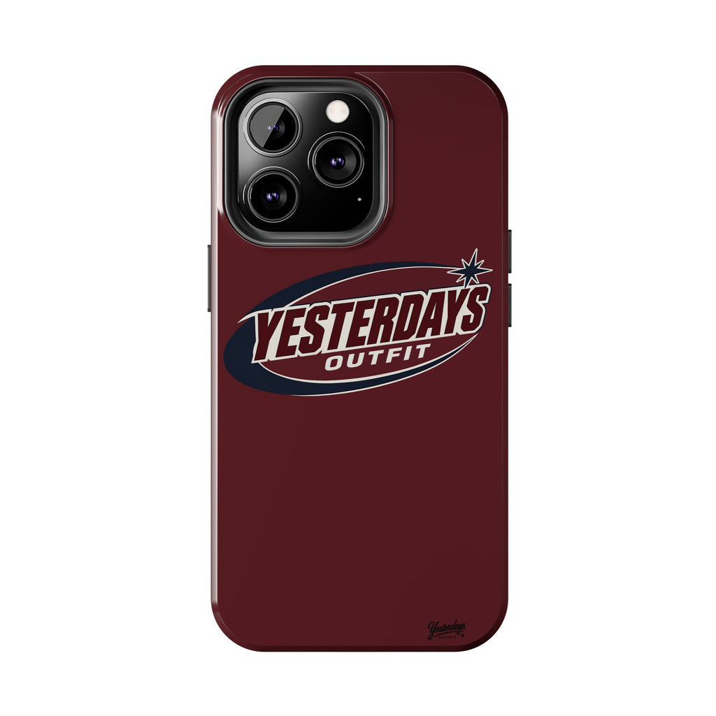 Yesterdays Outfit logo Tough Phone Case | Retro Badge iPhone Android