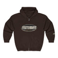 Yesterdays Outfit oval logo Full Zip Hoodie | Vintage badge sweatshirt