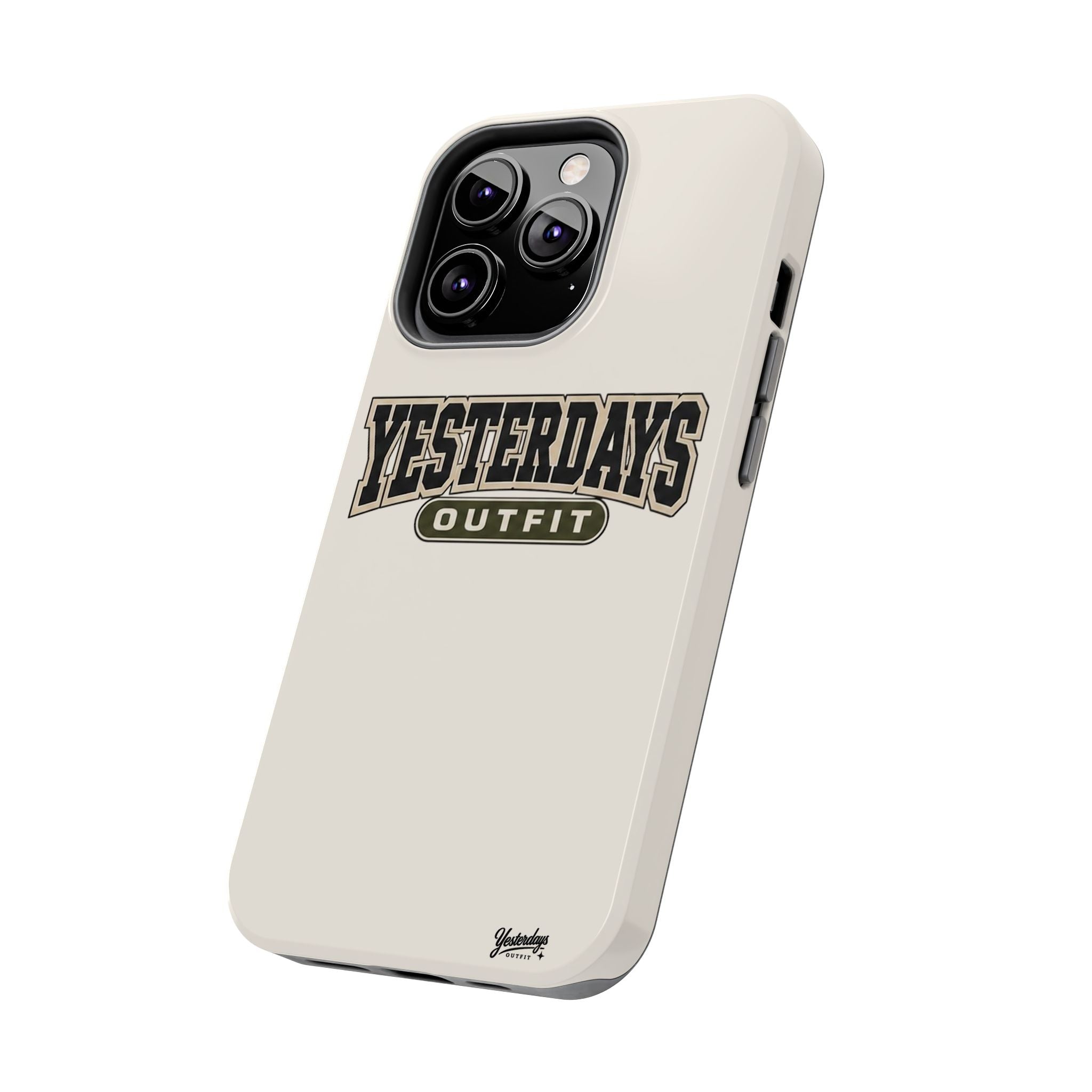 Yesterdays Outfit Phone Case | Retro Collegiate Logo, Tough Phone Case