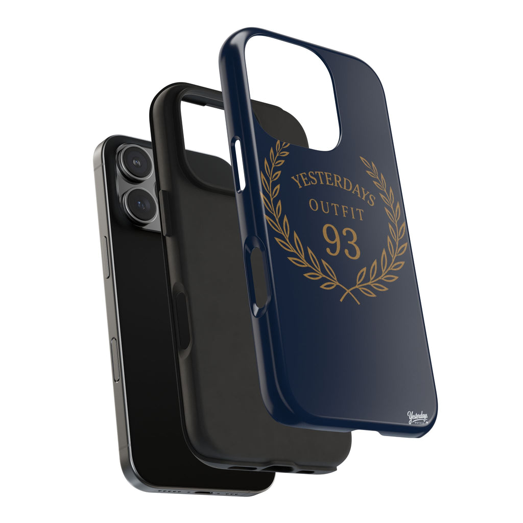 Yesterdays Outfit 93 Phone Case | Laurel Wreath Navy Protective Case