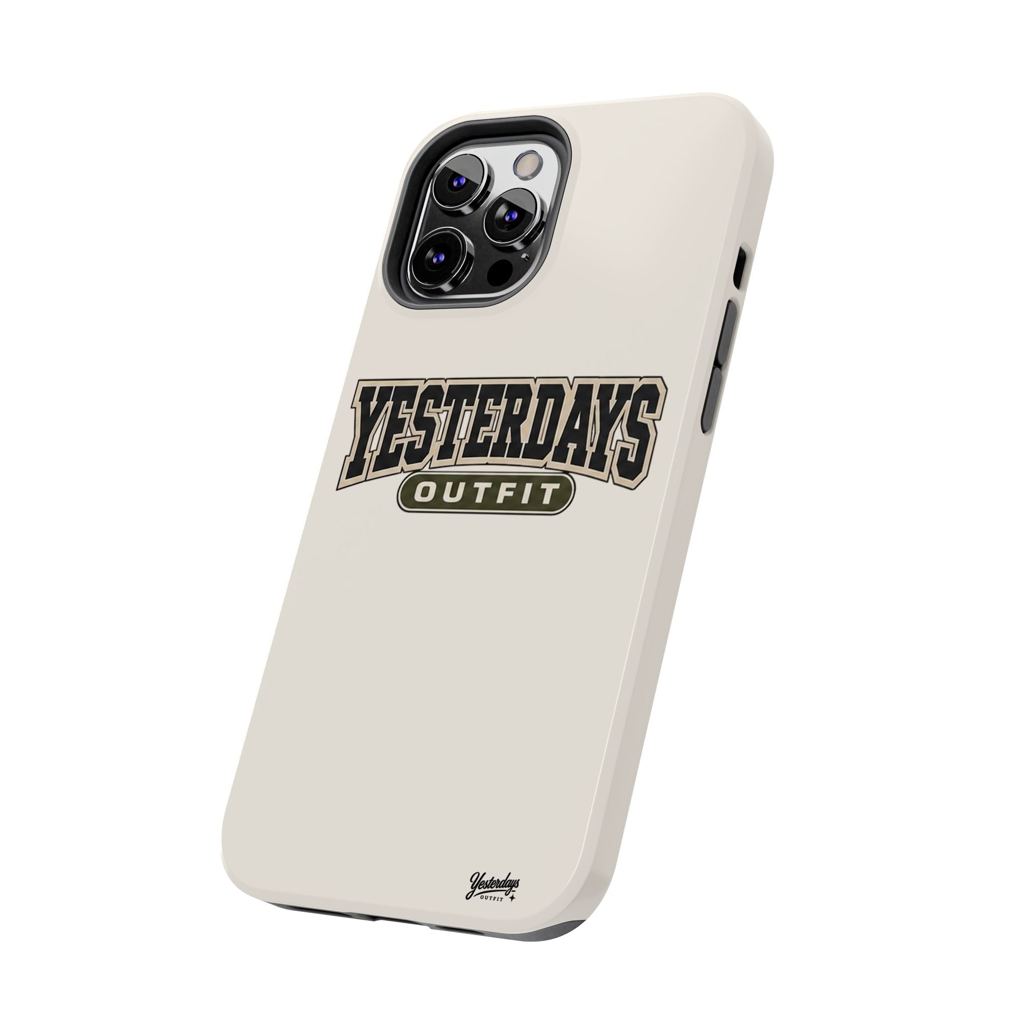 Yesterdays Outfit Phone Case | Retro Collegiate Logo, Tough Phone Case