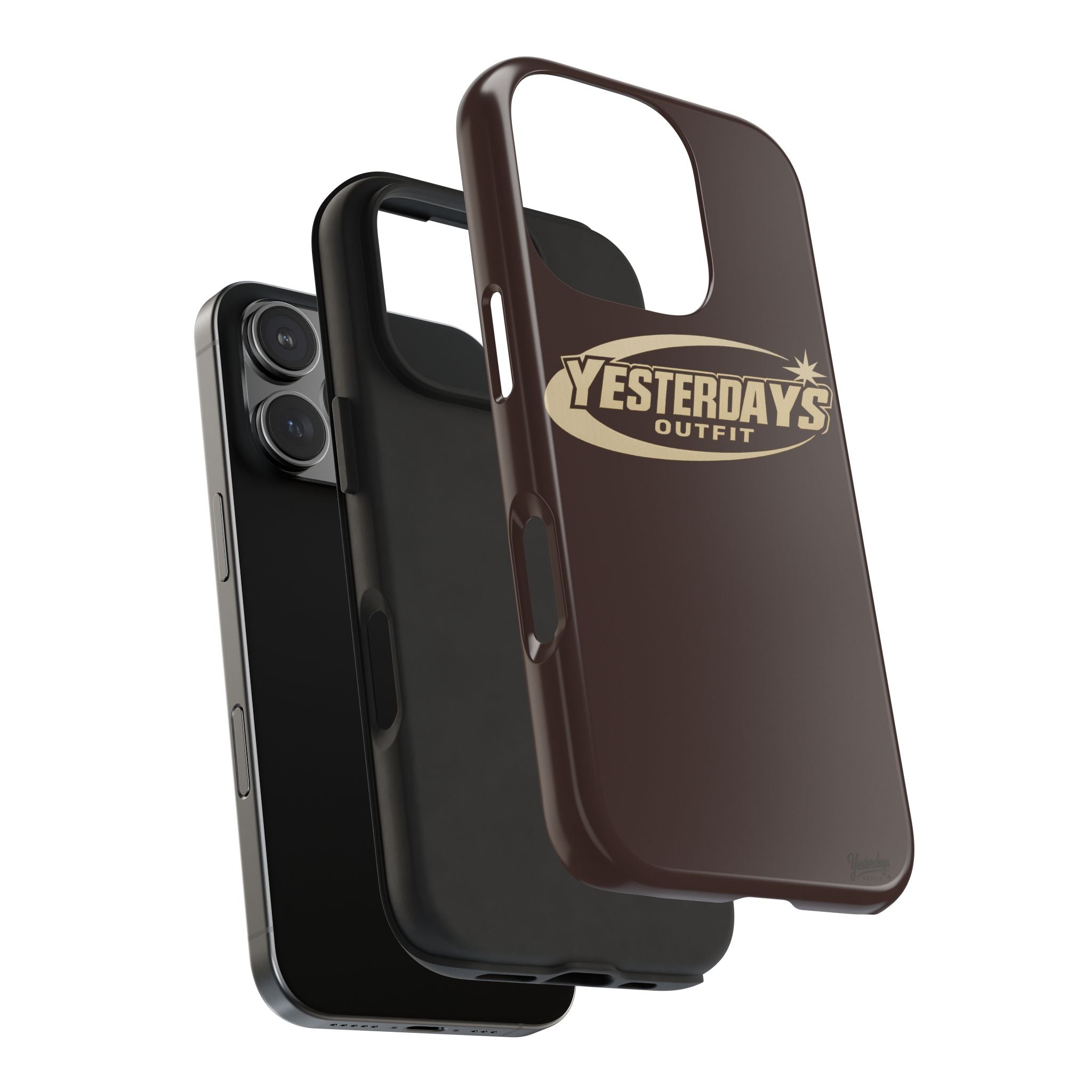 Yesterdays Outfit logo Tough Phone Case | Retro Badge Phone Case