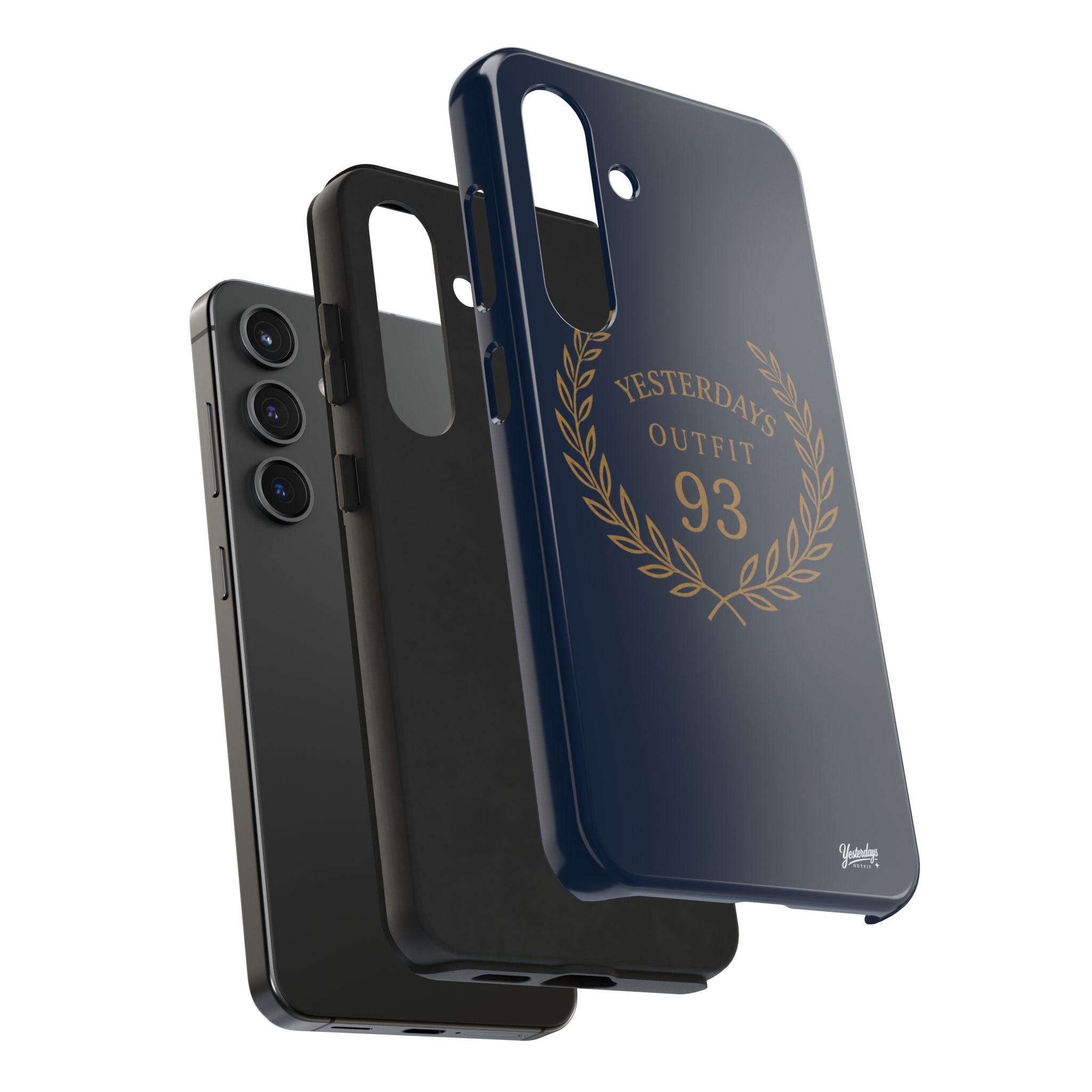 Yesterdays Outfit 93 Phone Case | Laurel Wreath Navy Protective Case