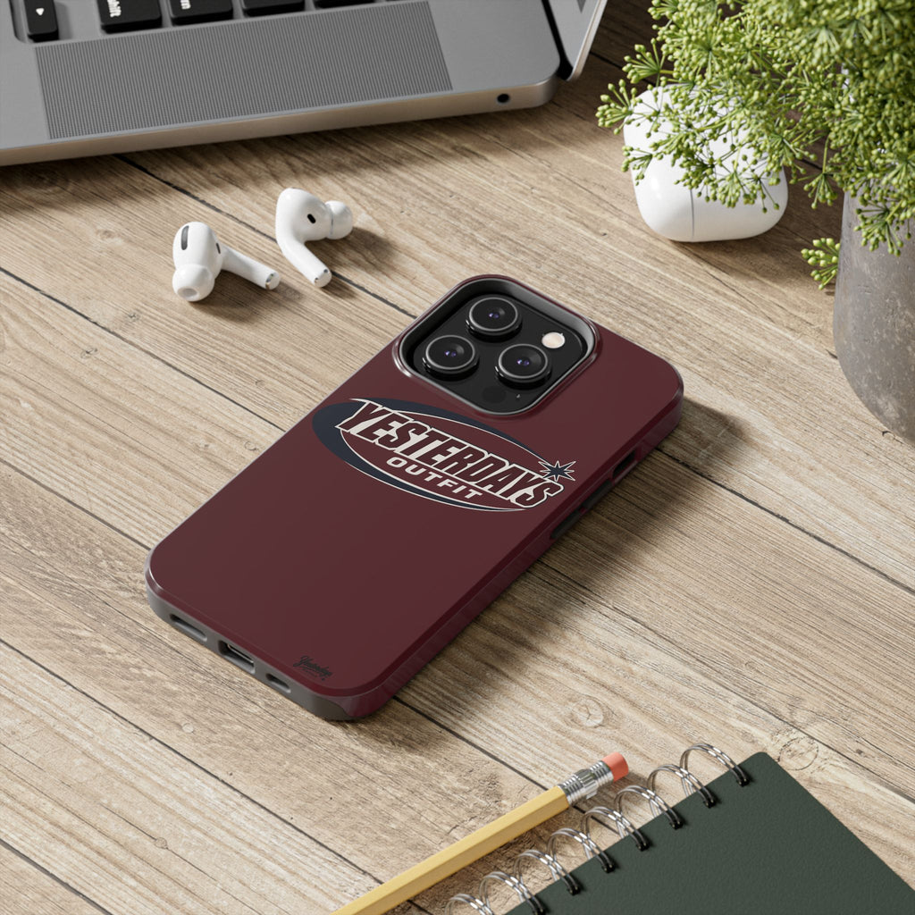 Yesterdays Outfit logo Tough Phone Case | Retro Badge iPhone Android