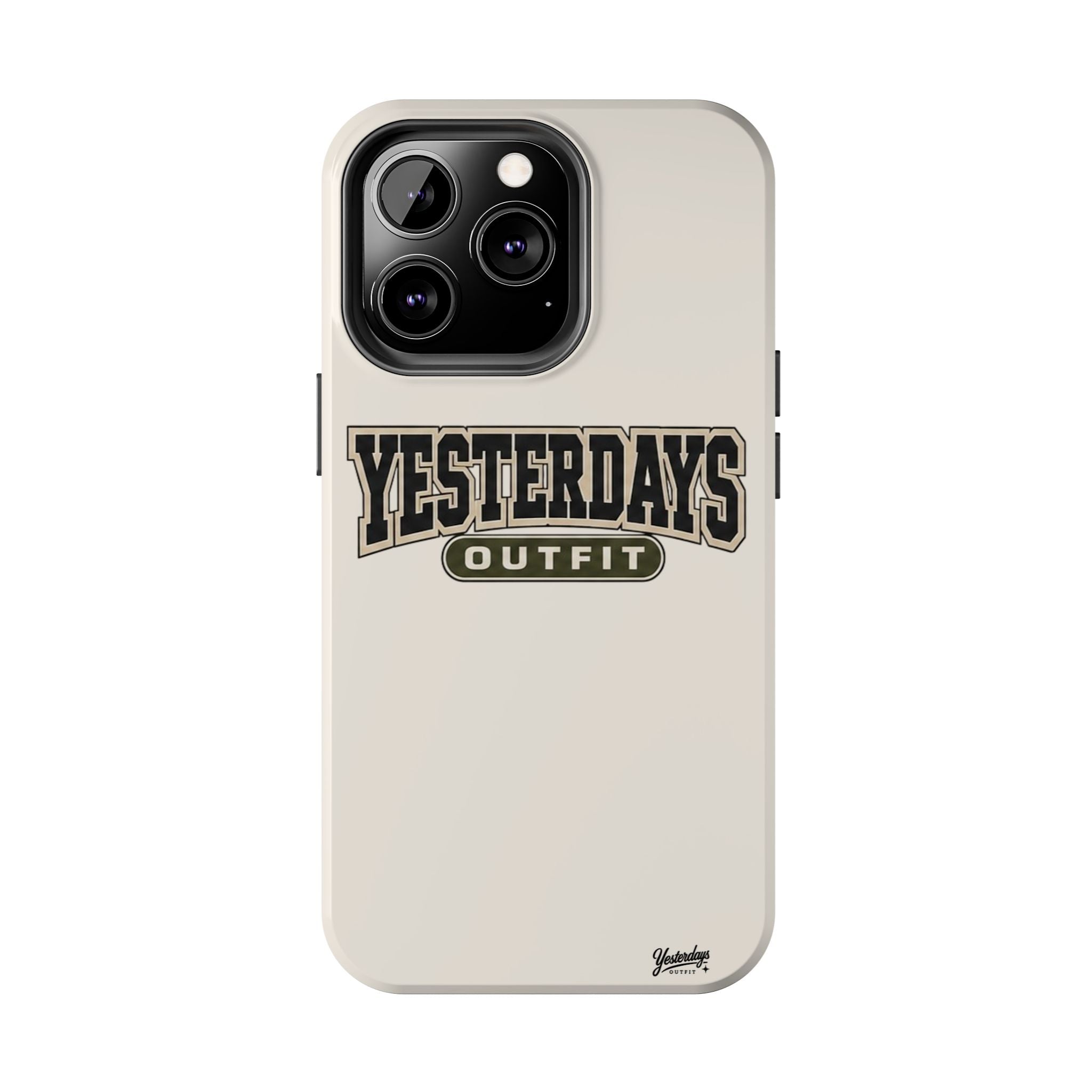 Yesterdays Outfit Phone Case | Retro Collegiate Logo, Tough Phone Case