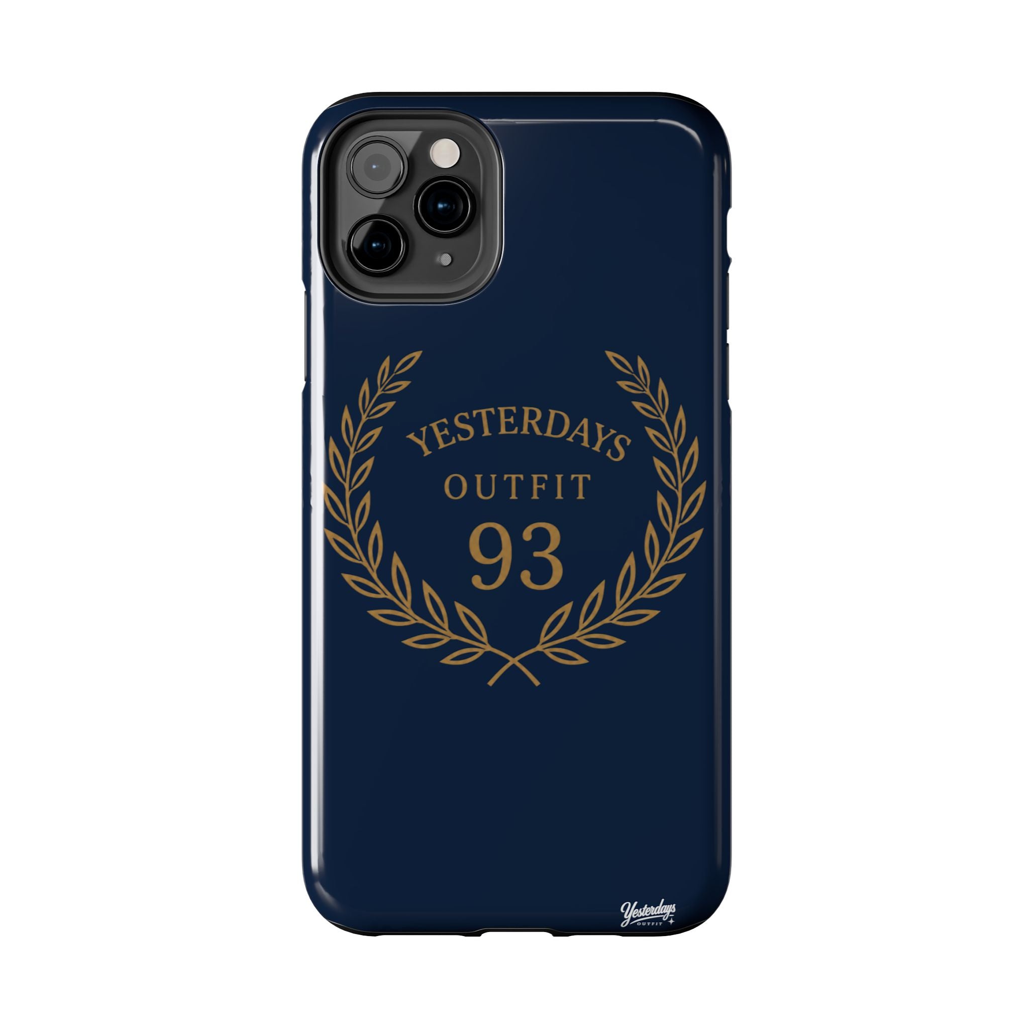 Yesterdays Outfit 93 Phone Case | Laurel Wreath Navy Protective Case