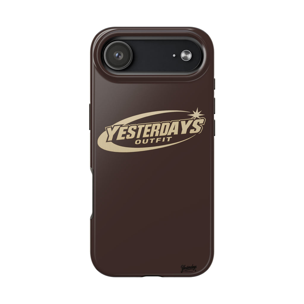 Yesterdays Outfit logo Tough Phone Case | Retro Badge Phone Case