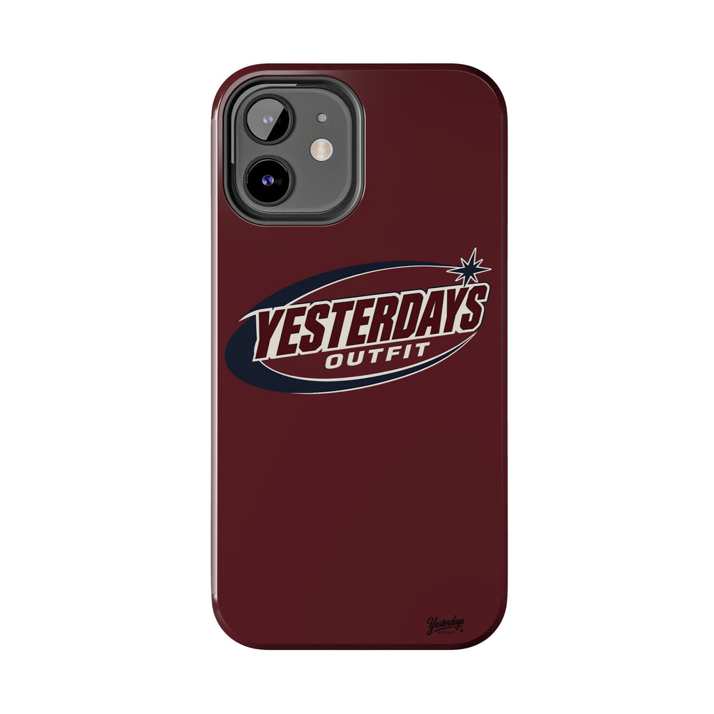 Yesterdays Outfit logo Tough Phone Case | Retro Badge iPhone Android