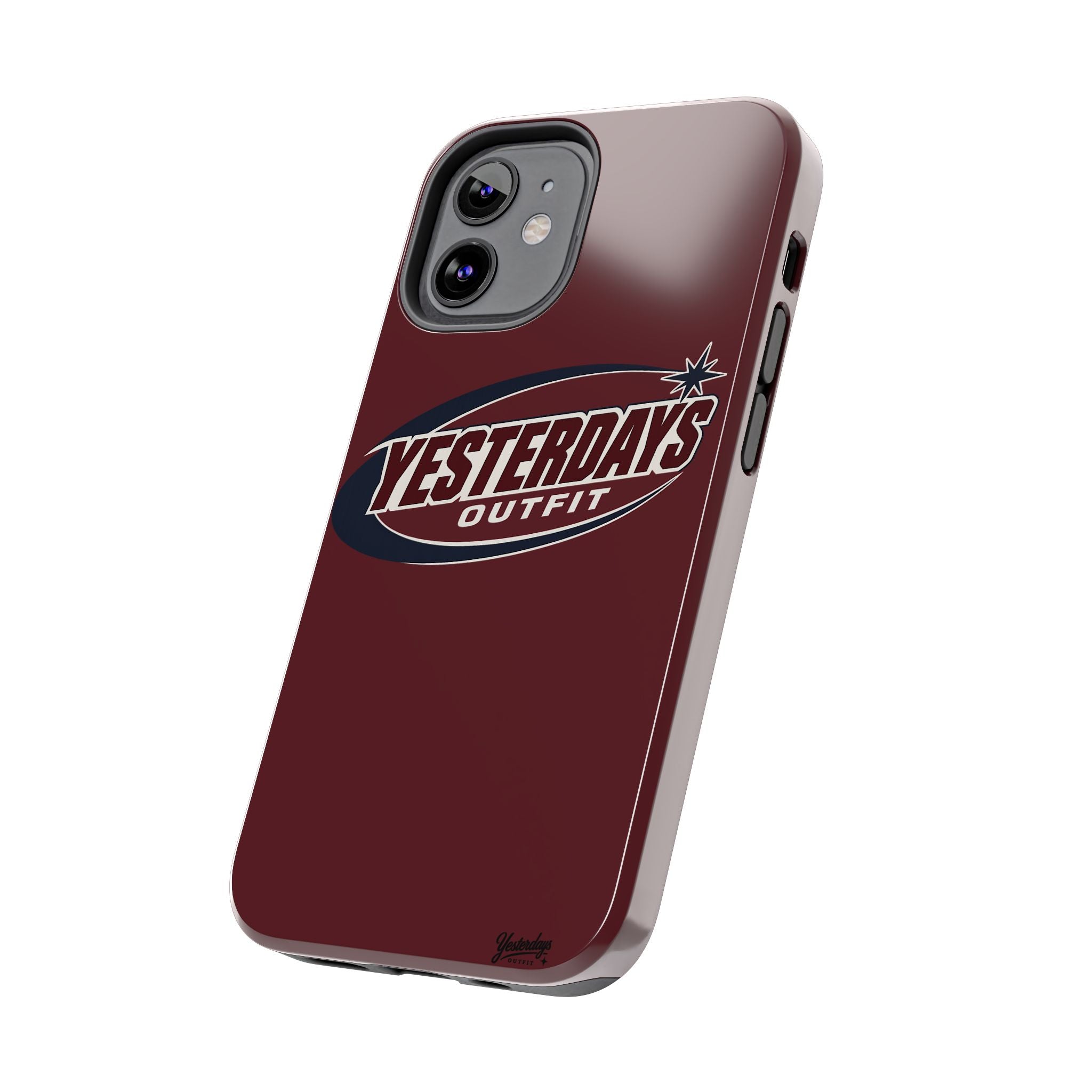 Yesterdays Outfit logo Tough Phone Case | Retro Badge iPhone Android