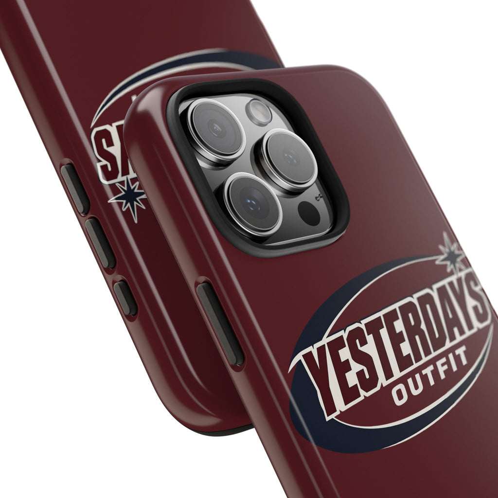 Yesterdays Outfit logo Tough Phone Case | Retro Badge iPhone Android