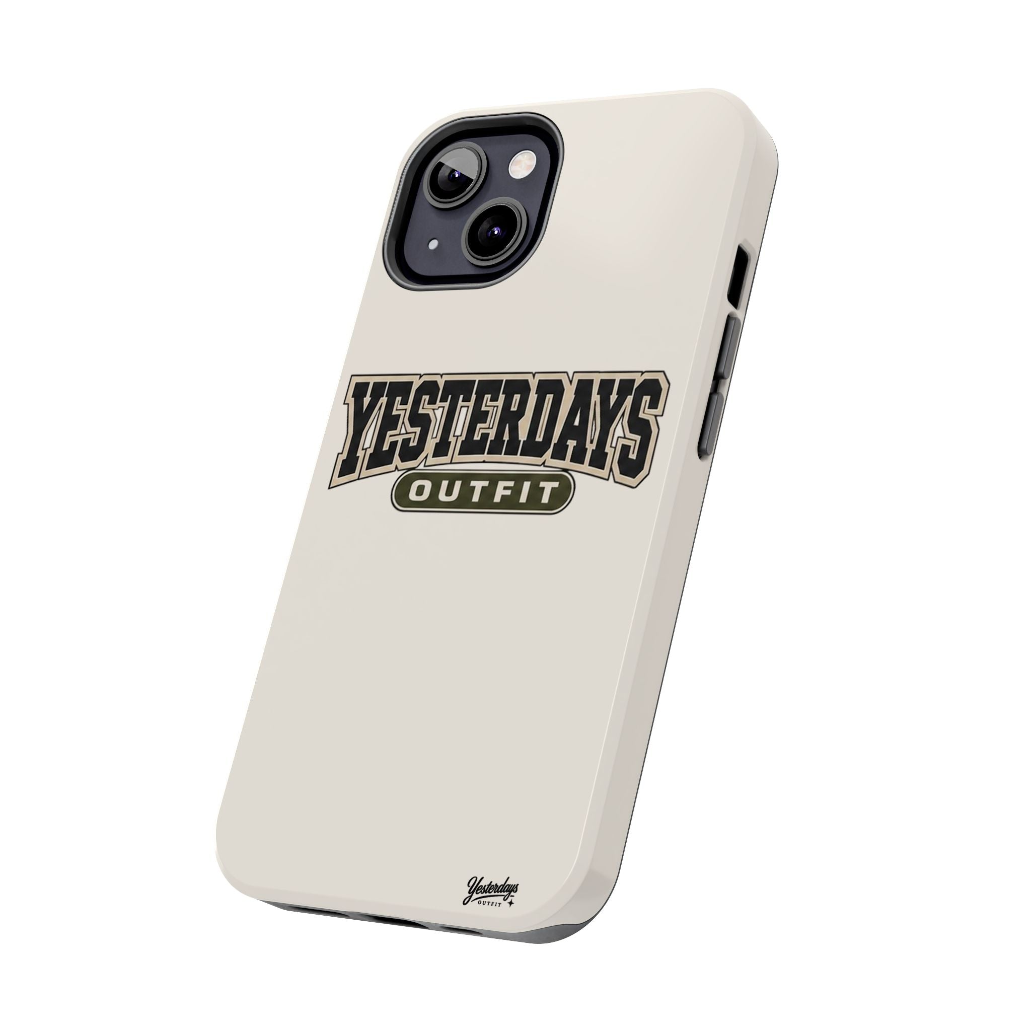 Yesterdays Outfit Phone Case | Retro Collegiate Logo, Tough Phone Case