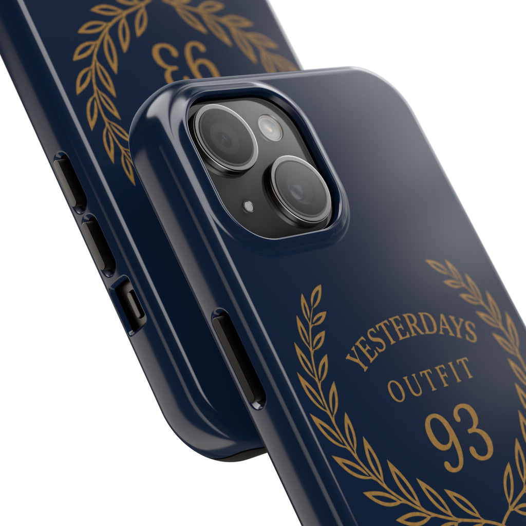 Yesterdays Outfit 93 Phone Case | Laurel Wreath Navy Protective Case