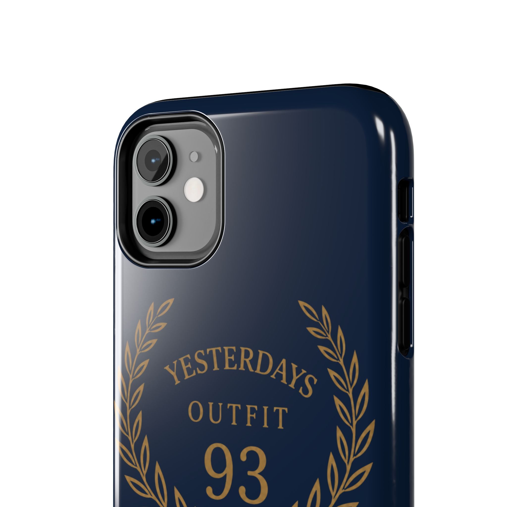 Yesterdays Outfit 93 Phone Case | Laurel Wreath Navy Protective Case