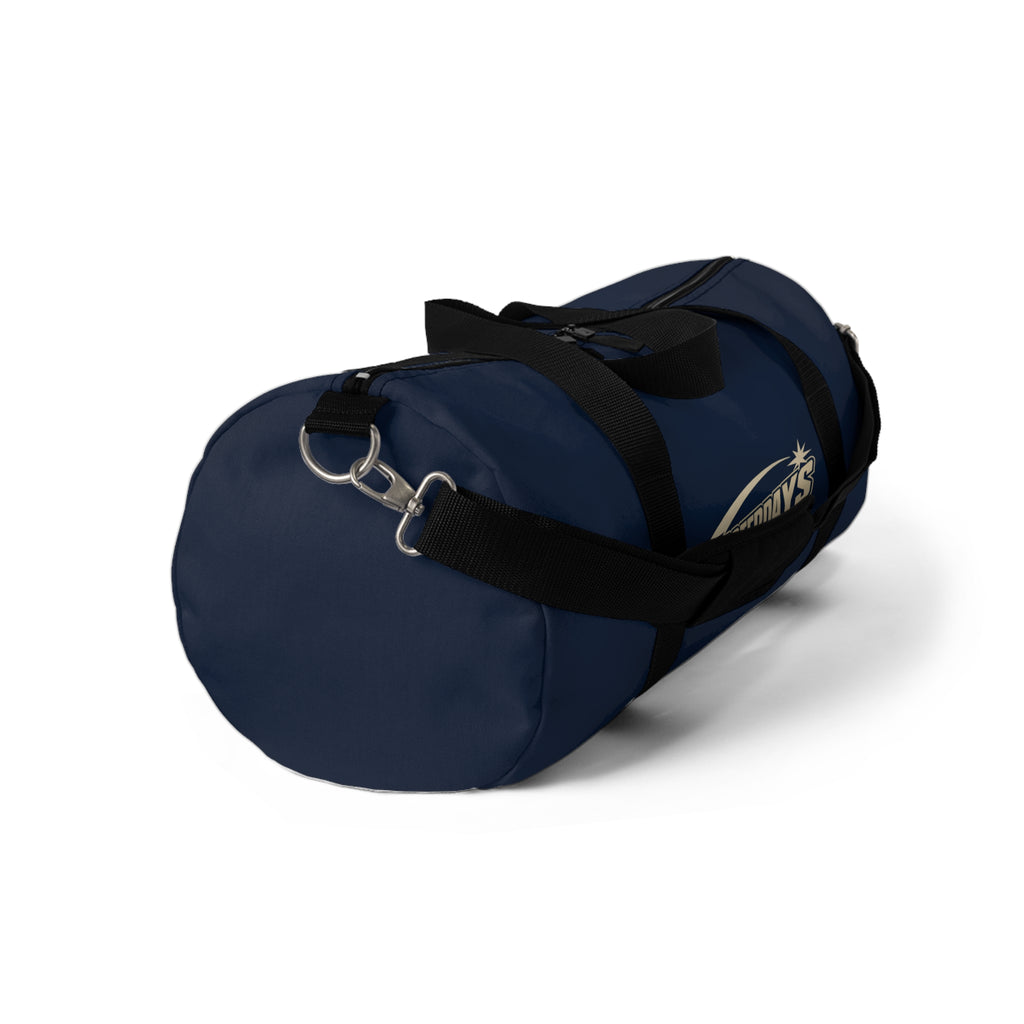 Yesterdays Outfit Logo Duffel Bag | Navy Sports Gym Travel Bag