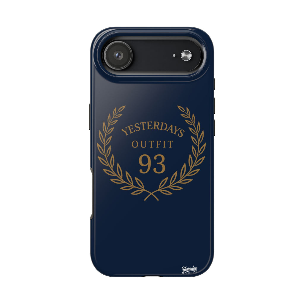 Yesterdays Outfit 93 Phone Case | Laurel Wreath Navy Protective Case