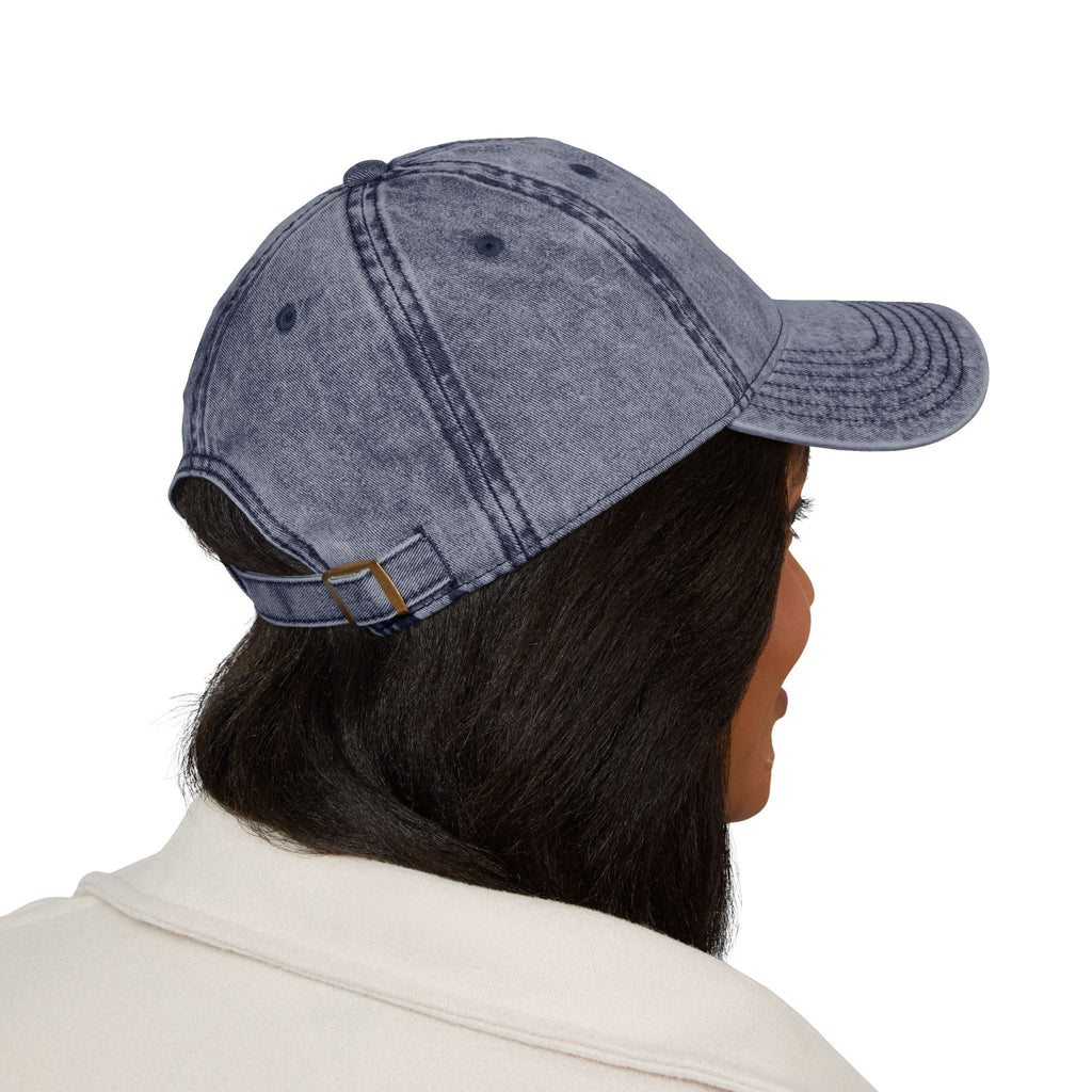 Yesterdays Logo Vintage Cap, Embroidered Hat | Distressed Baseball Cap