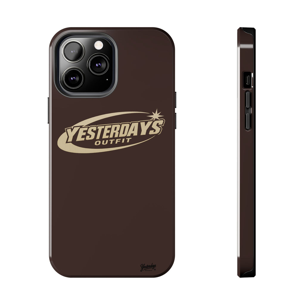 Yesterdays Outfit logo Tough Phone Case | Retro Badge Phone Case