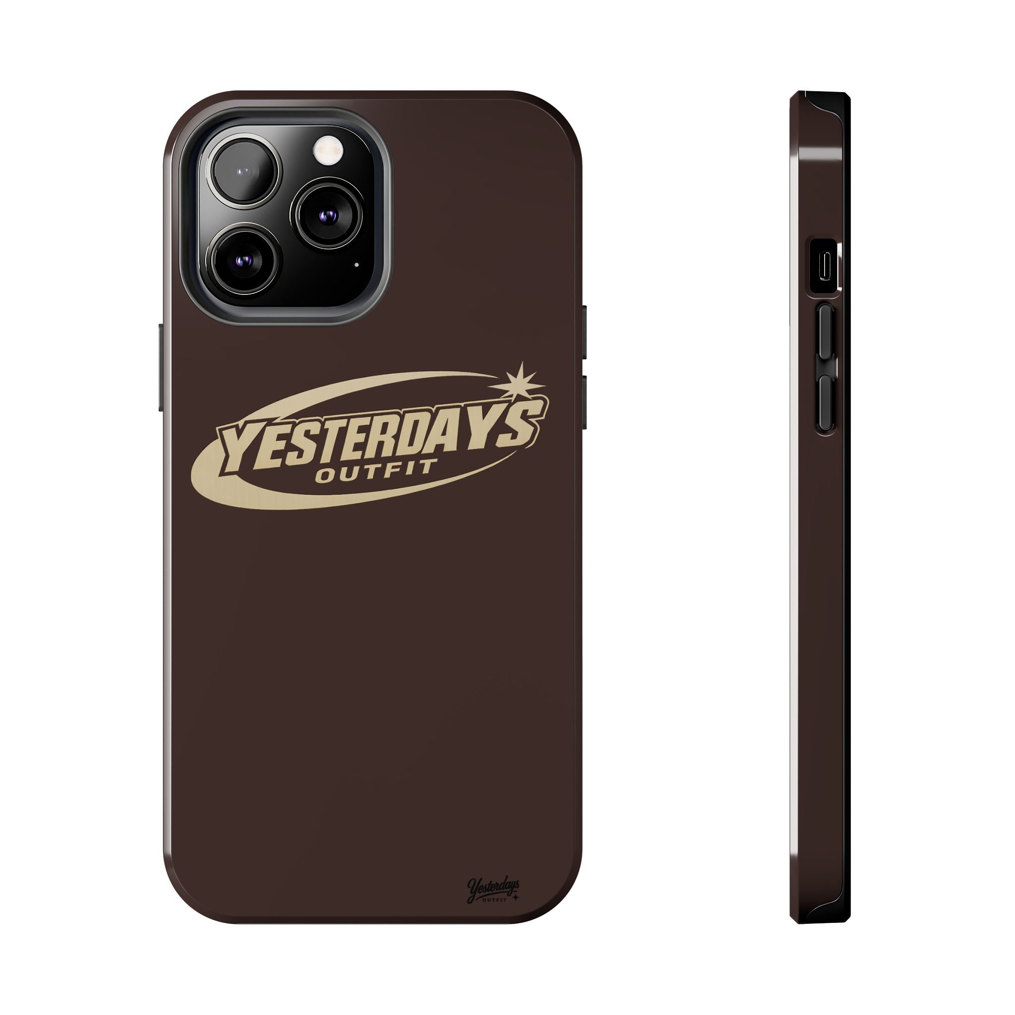 Yesterdays Outfit logo Tough Phone Case | Retro Badge Phone Case