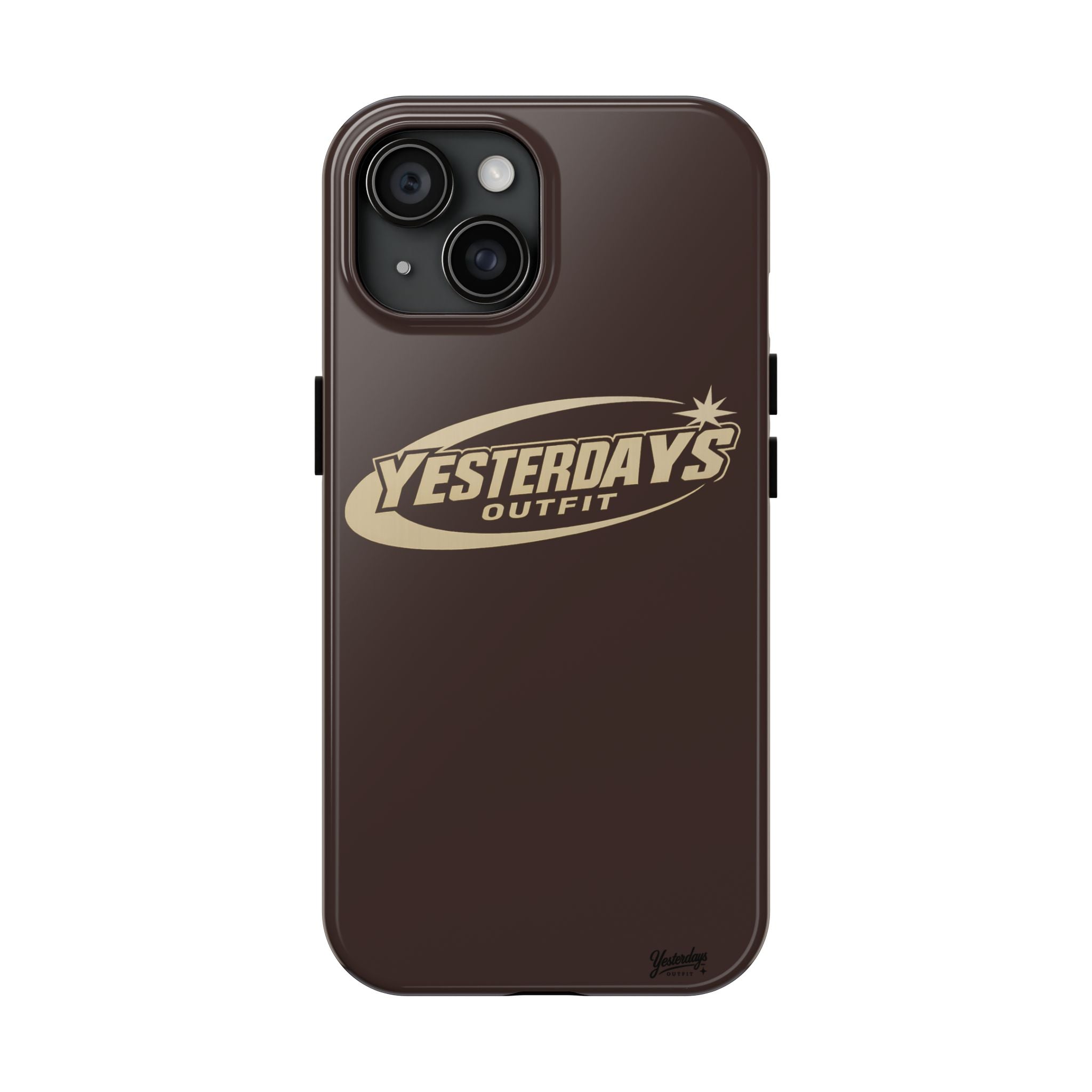 Yesterdays Outfit logo Tough Phone Case | Retro Badge Phone Case