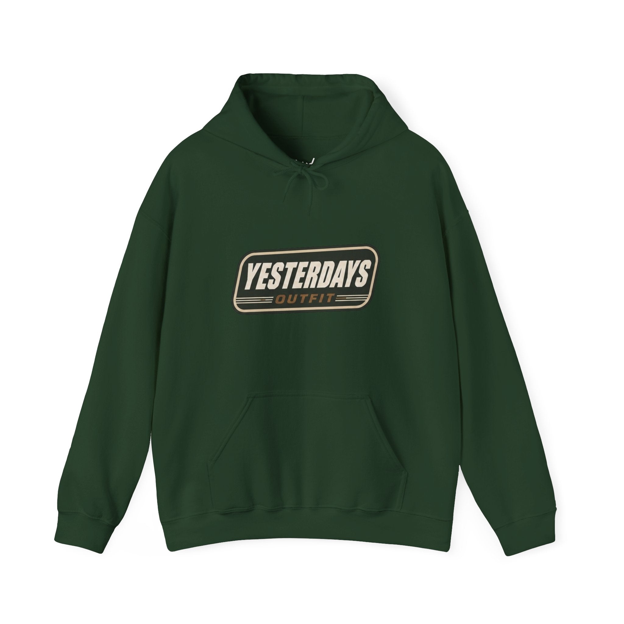 Yesterdays Outfit logo Hoodie | Vintage Patch Graphic Sweatshirt