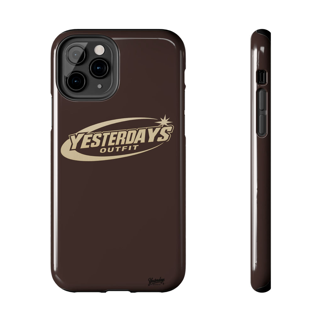 Yesterdays Outfit logo Tough Phone Case | Retro Badge Phone Case