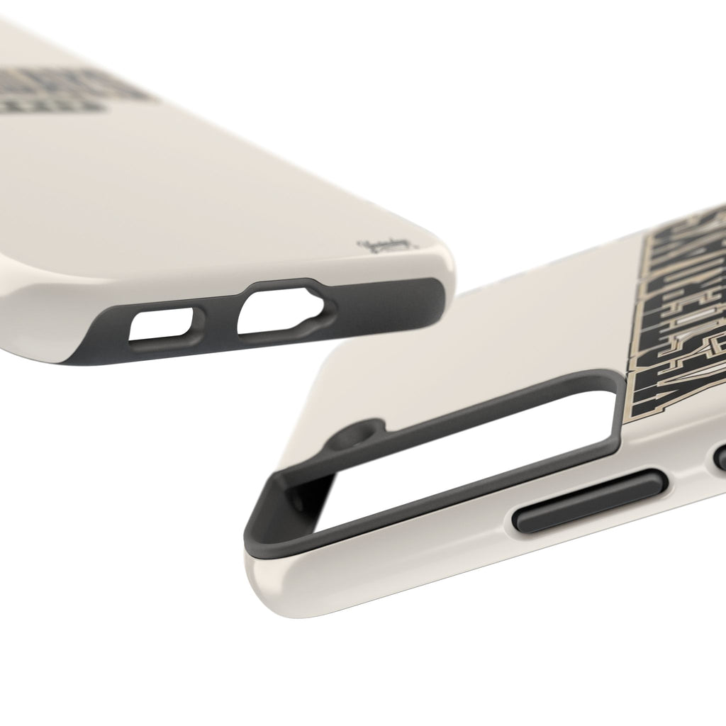 Yesterdays Outfit Phone Case | Retro Collegiate Logo, Tough Phone Case