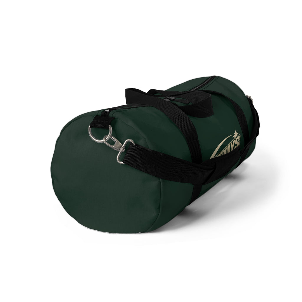 Yesterdays Outfit Logo Duffel Bag | Green Travel Gym Weekender