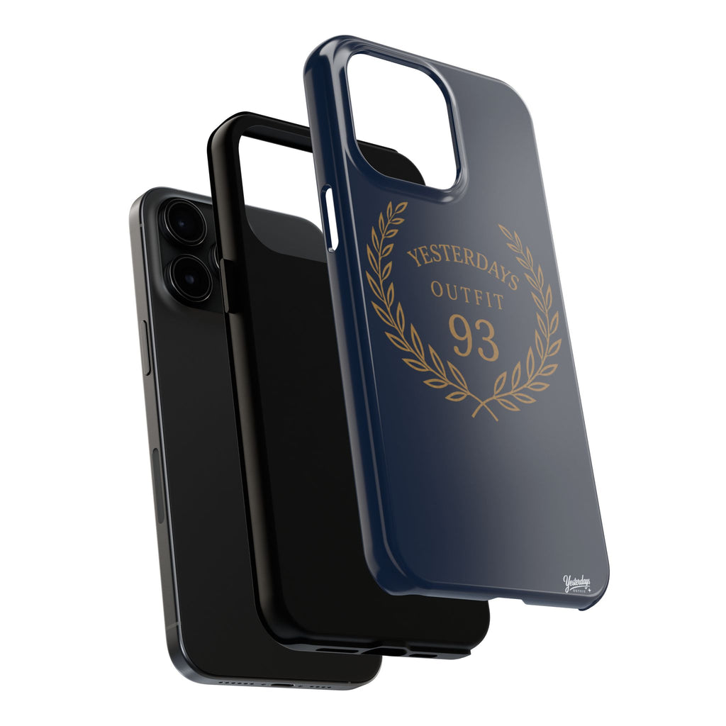 Yesterdays Outfit 93 Phone Case | Laurel Wreath Navy Protective Case
