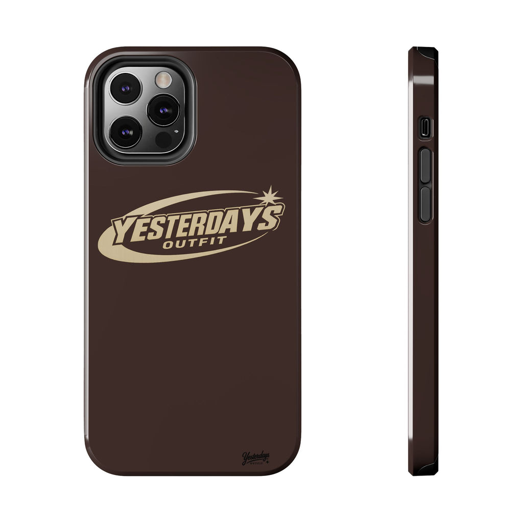 Yesterdays Outfit logo Tough Phone Case | Retro Badge Phone Case