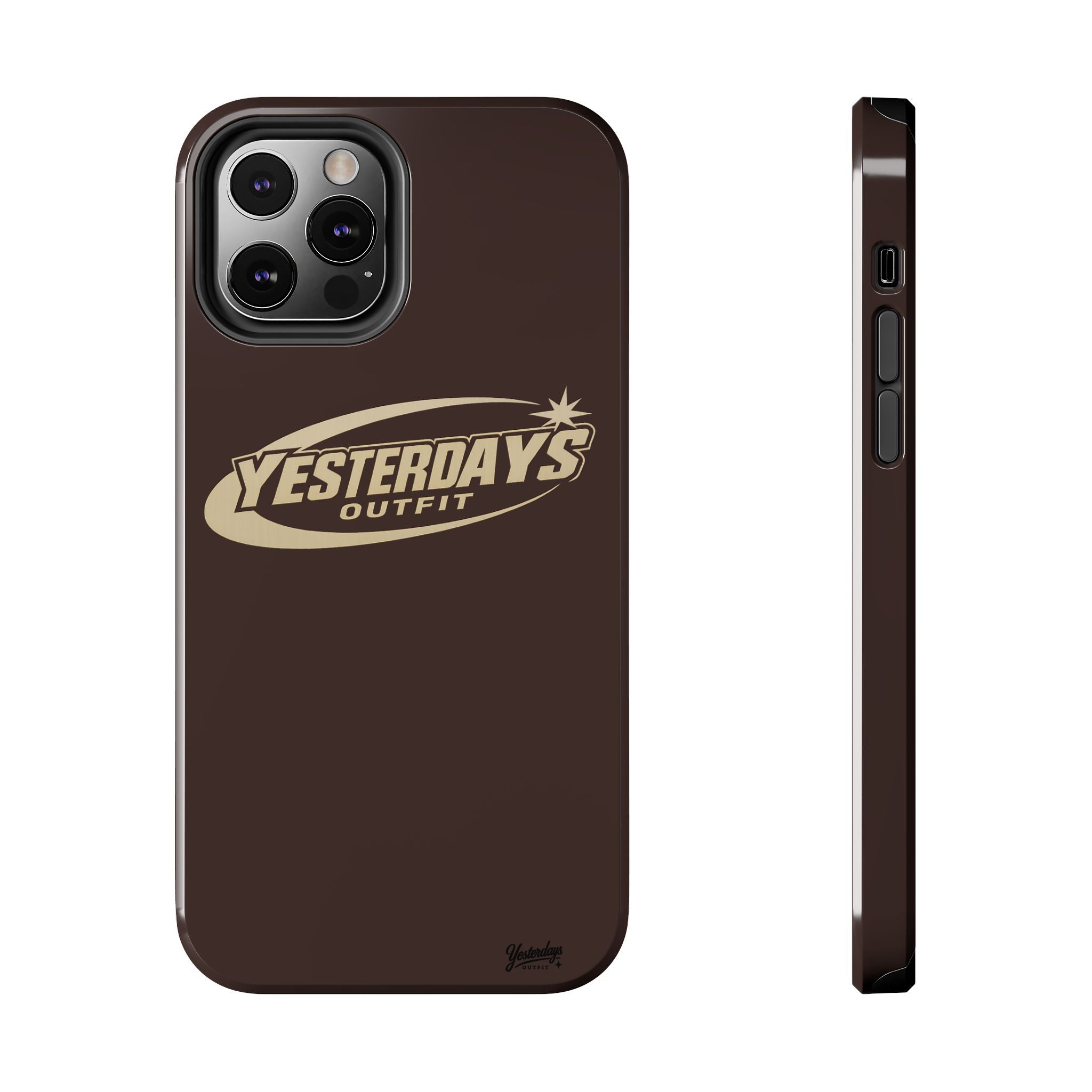 Yesterdays Outfit logo Tough Phone Case | Retro Badge Phone Case