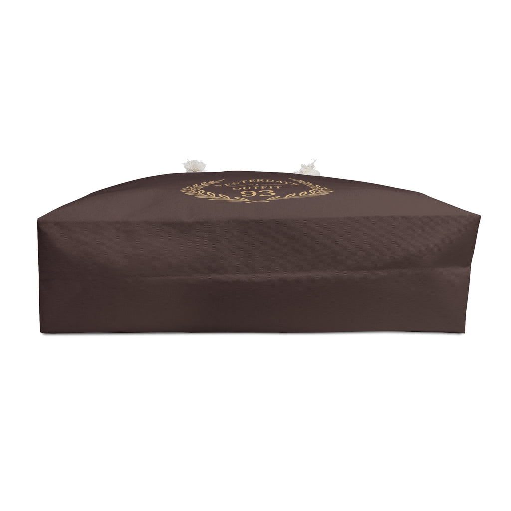Yesterdays Outfit 93 Weekender Bag | Brown Laurel Crest Tote