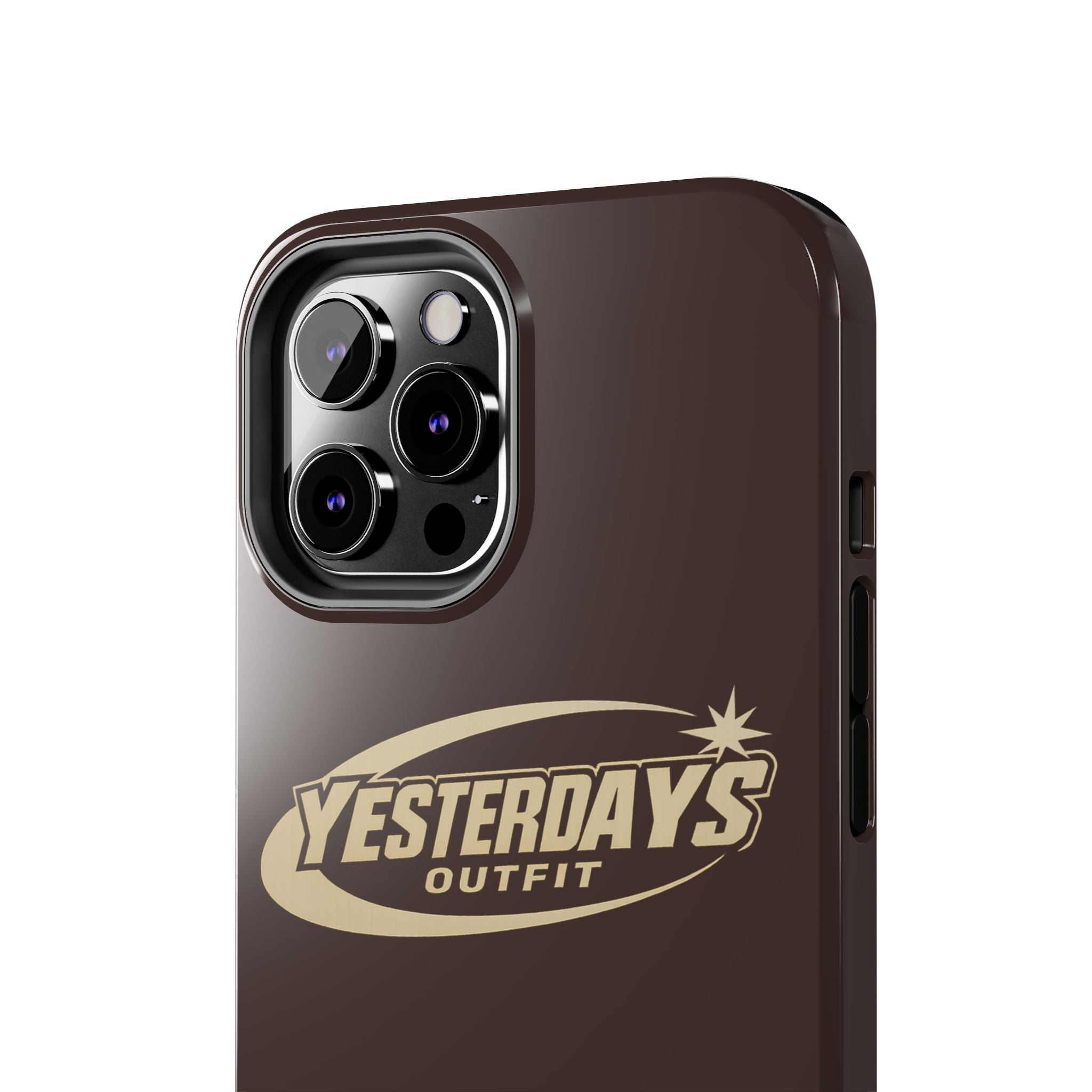 Yesterdays Outfit logo Tough Phone Case | Retro Badge Phone Case