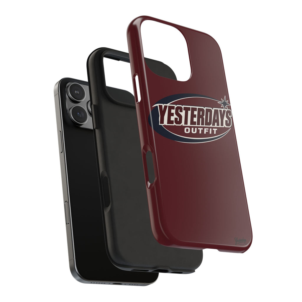 Yesterdays Outfit logo Tough Phone Case | Retro Badge iPhone Android