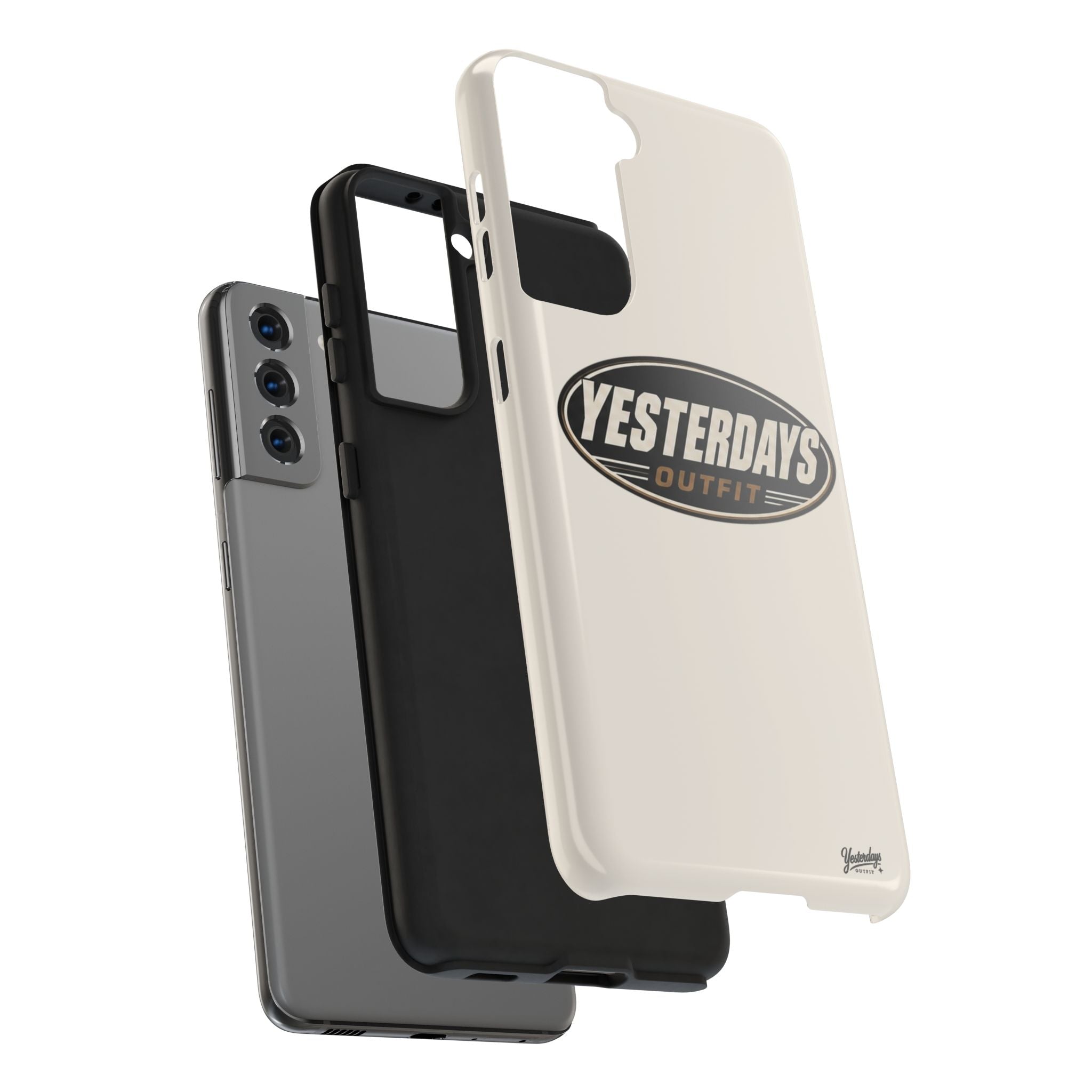 Yesterdays Outfit phone case | Tough Phone Cases, retro oval logo