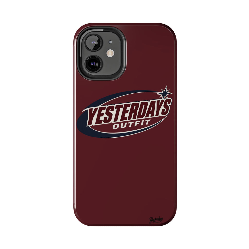Yesterdays Outfit logo Tough Phone Case | Retro Badge iPhone Android