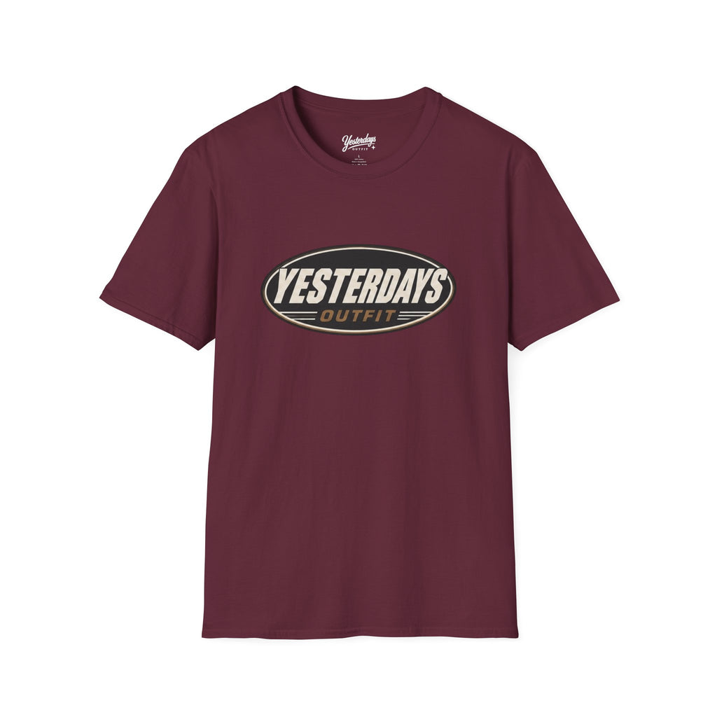 Yesterdays Outfit logo T-Shirt | Vintage oval graphic tee