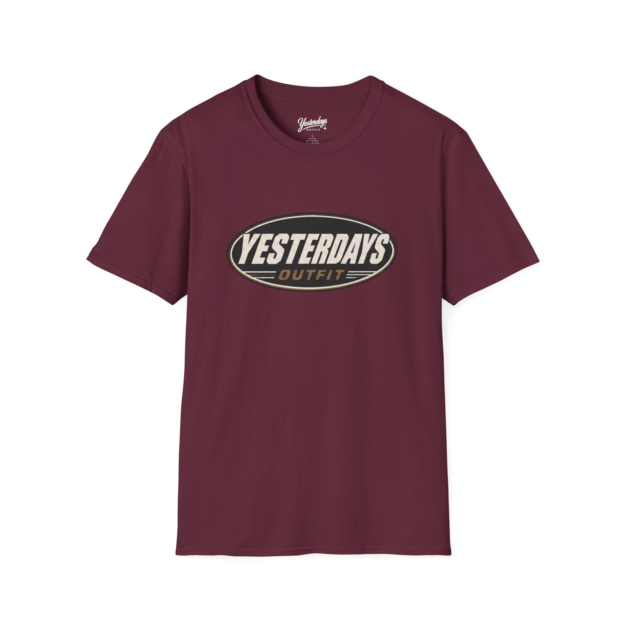 Yesterdays Outfit logo T-Shirt | Vintage oval graphic tee