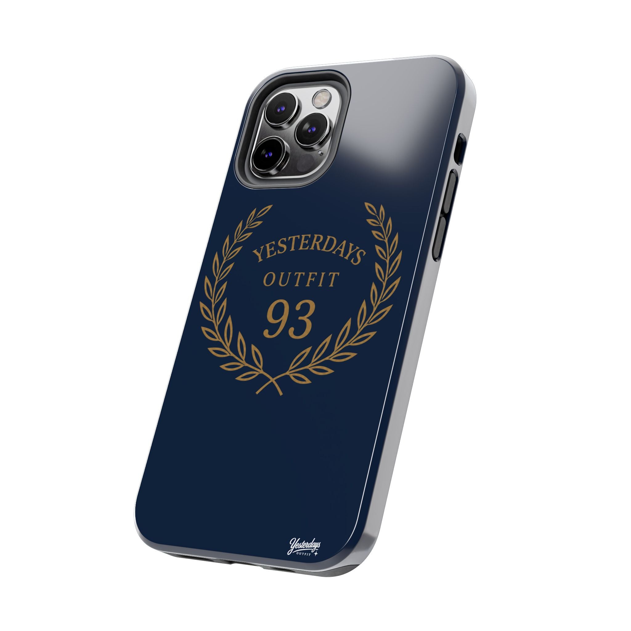Yesterdays Outfit 93 Phone Case | Laurel Wreath Navy Protective Case