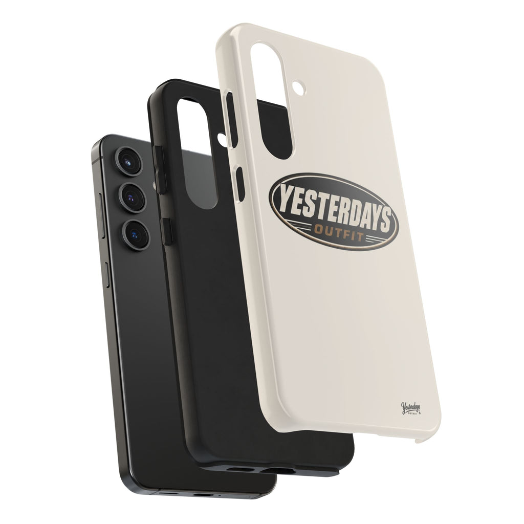 Yesterdays Outfit phone case | Tough Phone Cases, retro oval logo