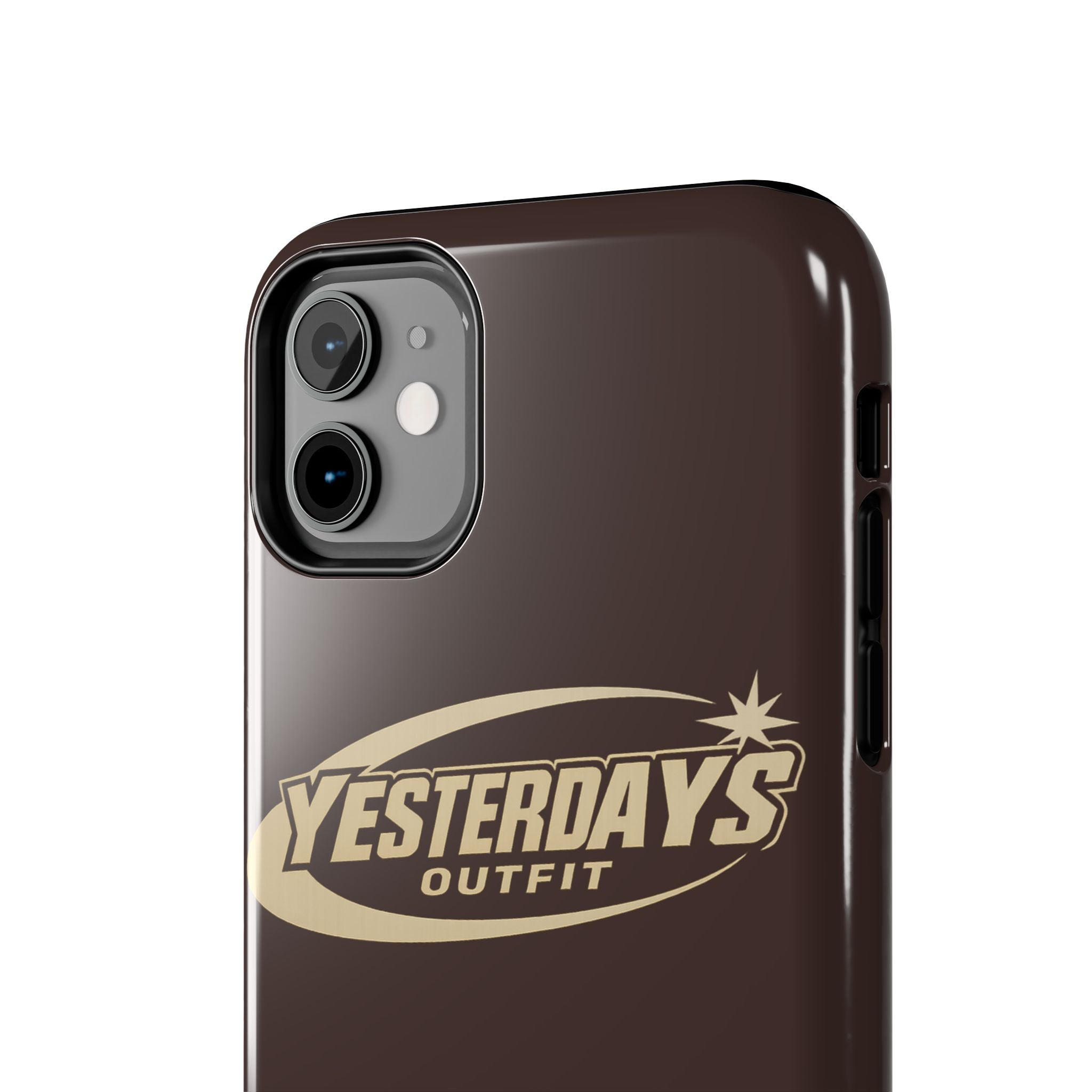 Yesterdays Outfit logo Tough Phone Case | Retro Badge Phone Case