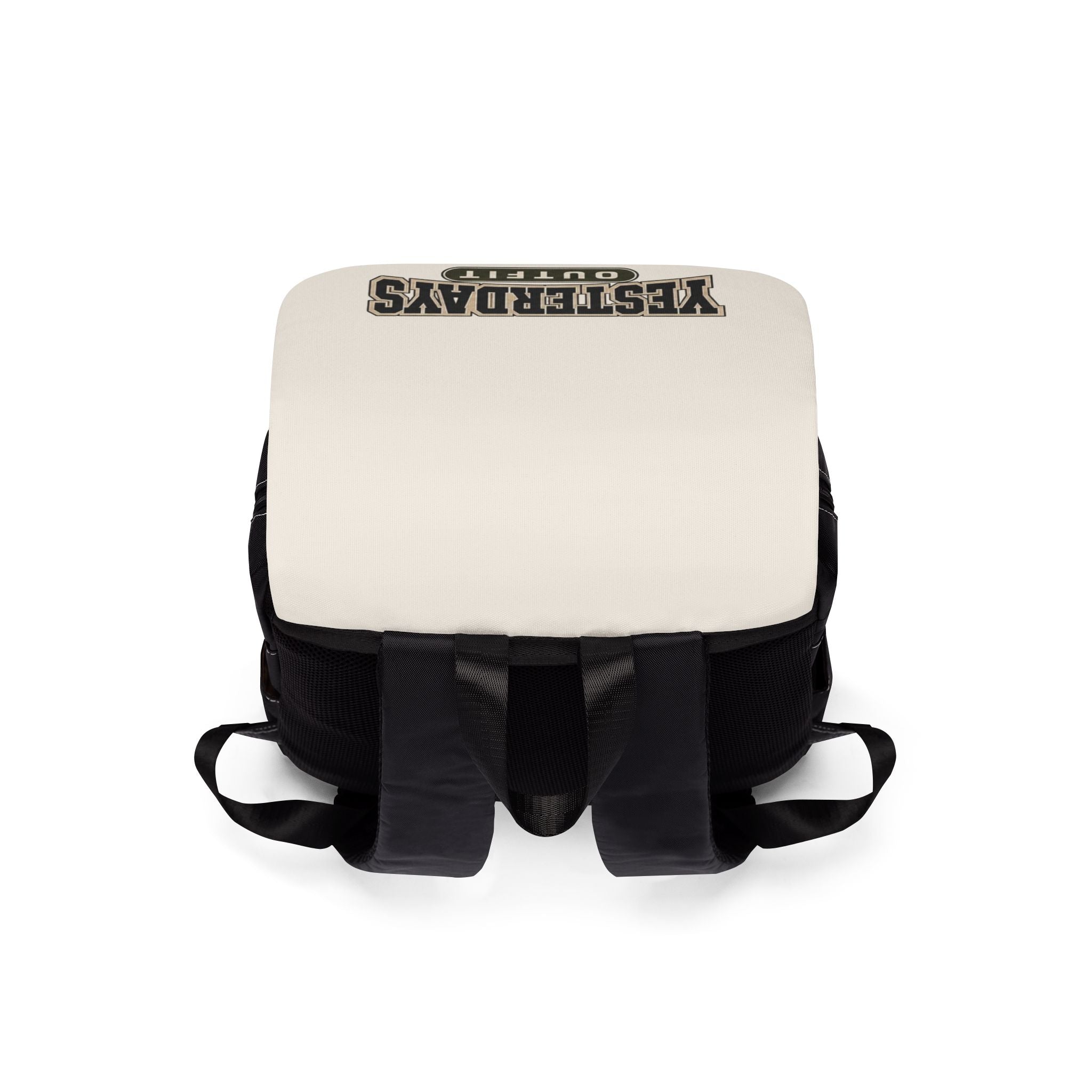 Yesterdays Outfit Graphic Backpack | Canvas Flap School Bag