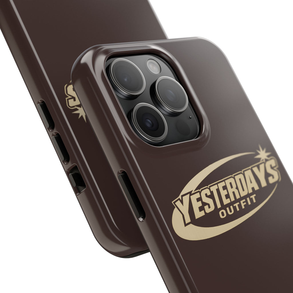 Yesterdays Outfit logo Tough Phone Case | Retro Badge Phone Case