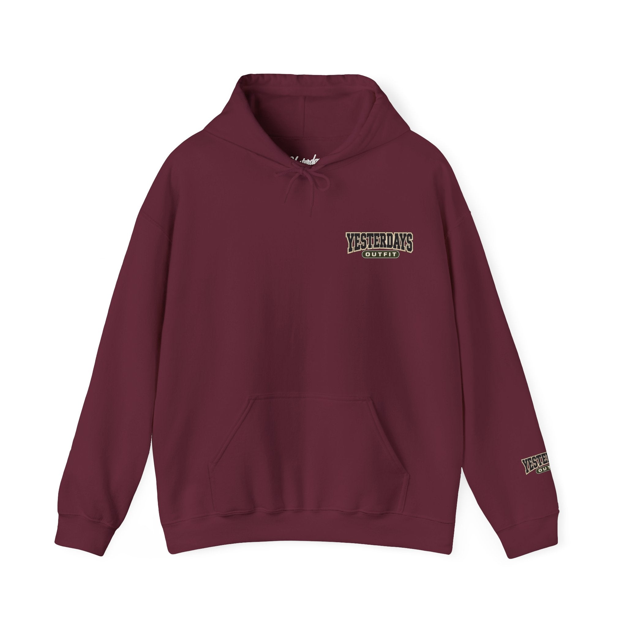 Yesterday's Classic Hoodie — Minimal Vintage Logo Pullover