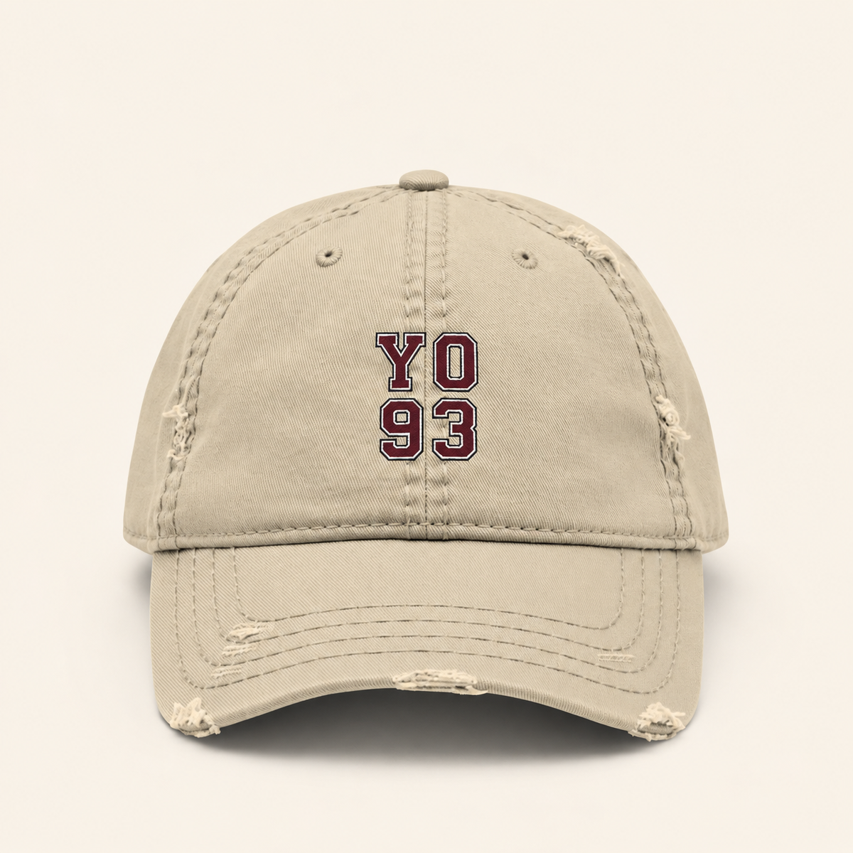 YO93 D Cap | Burgundy