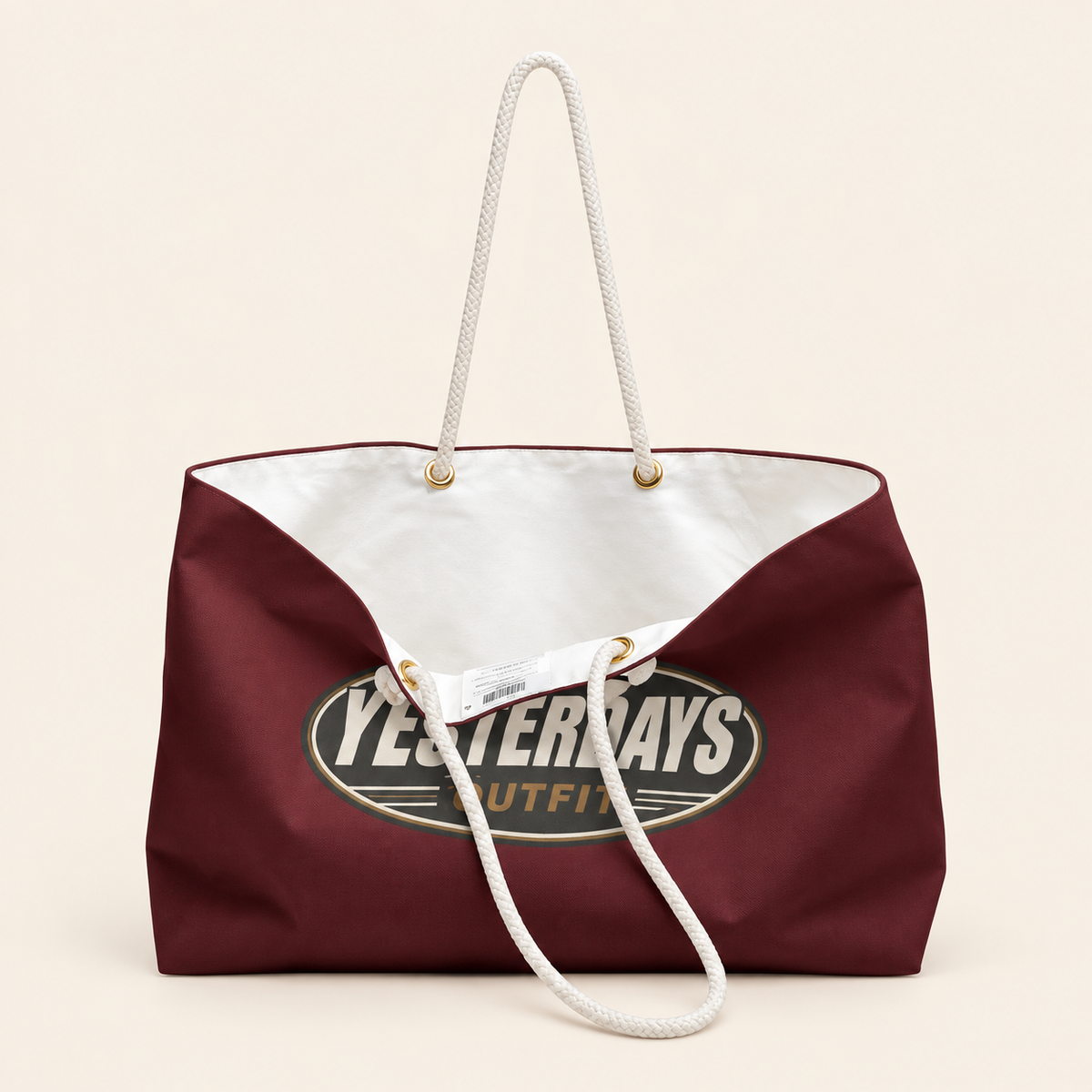 Classic Heritage Getaway Bag - Burgundy
